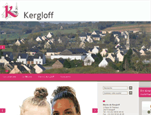 Tablet Screenshot of kergloff.fr